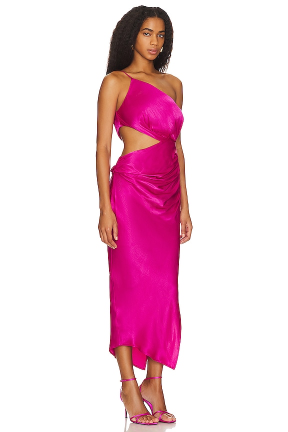 view 2 of 4 Martina Dress in Fuchsia