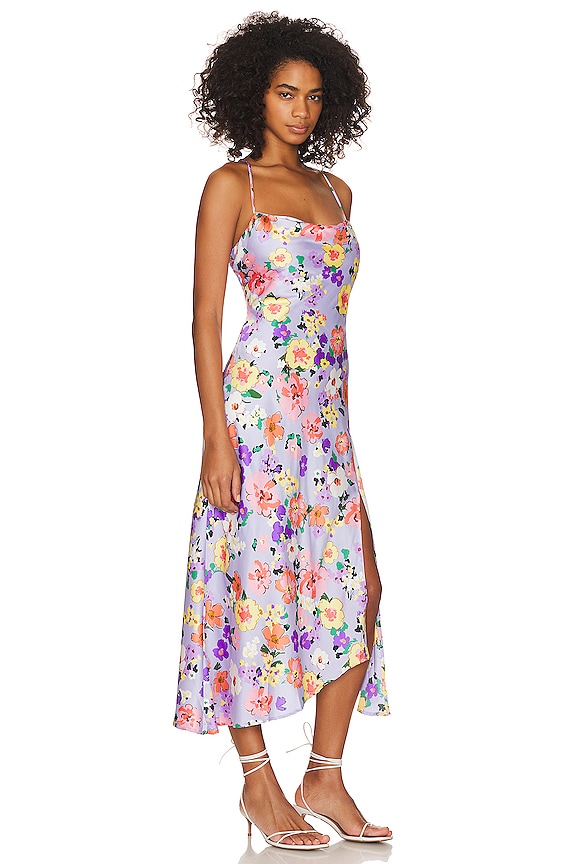 view 2 of 3 Gaia Dress in Periwinkle Floral