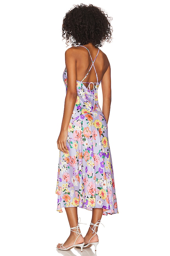 ASTR Alea Skirt in Lilac Floral