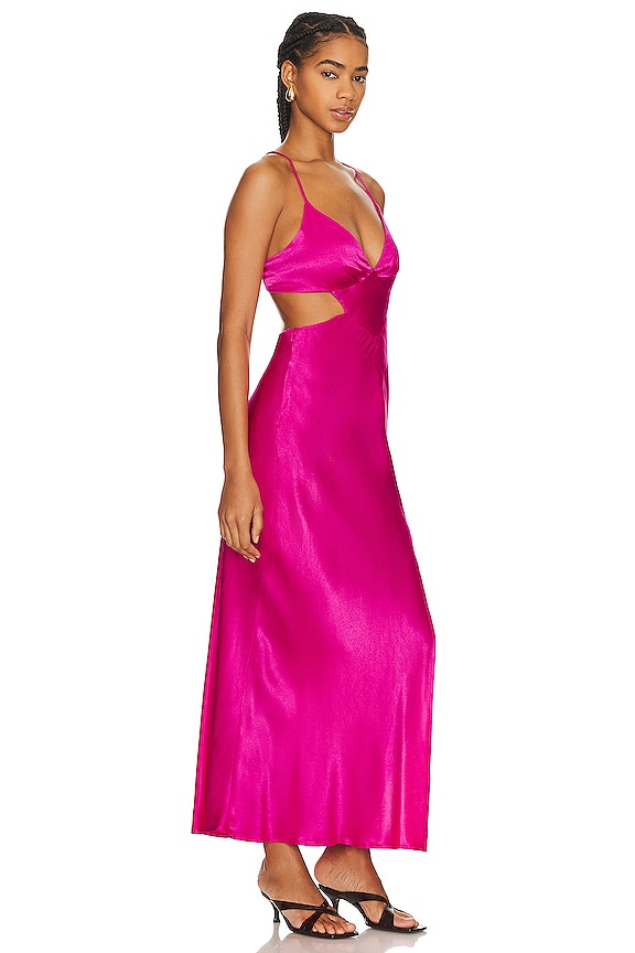 view 2 of 3 Norelle Dress in Fuchsia