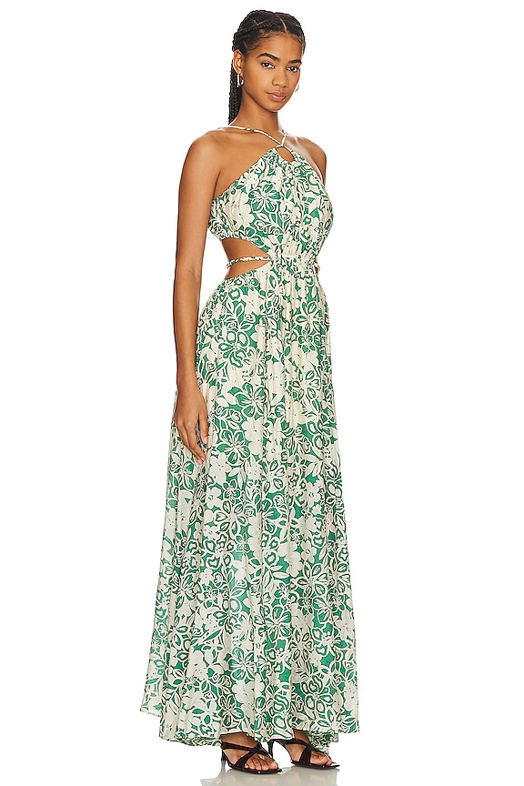 view 2 of 3 Sivana Dress in Green Floral