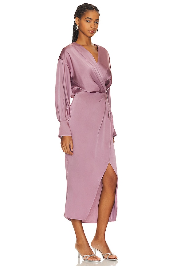 view 2 of 3 VESTIDO MIDI SADYRA in Mauve
