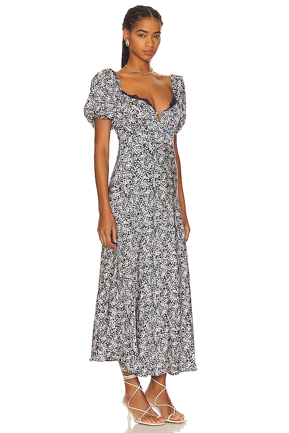 view 2 of 3 MAXIVESTIDO SYLVIE in Navy Ditsy