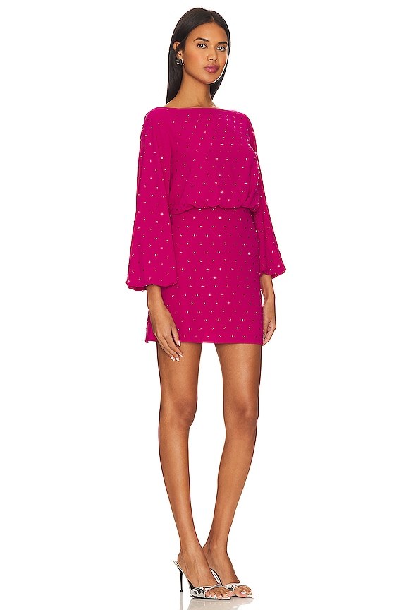 view 2 of 4 EDITA ミニドレス in Fuchsia