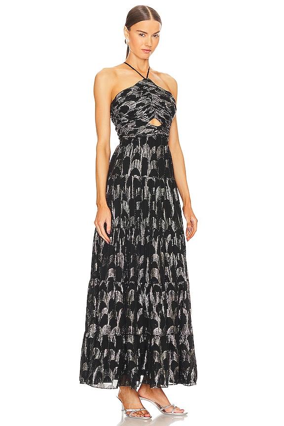 view 2 of 4 MAXIVESTIDO MADELINE in Black Silver