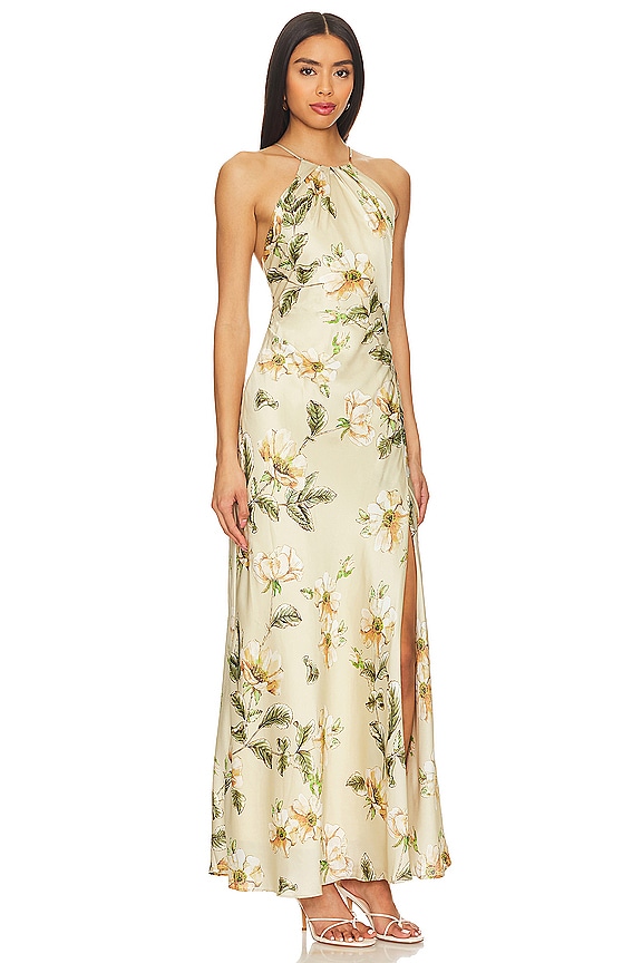 view 2 of 3 Elynor Dress in Gold Floral