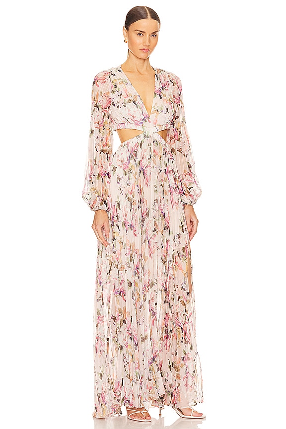 view 2 of 3 VESTIDO REVERY in Cream Pink Floral