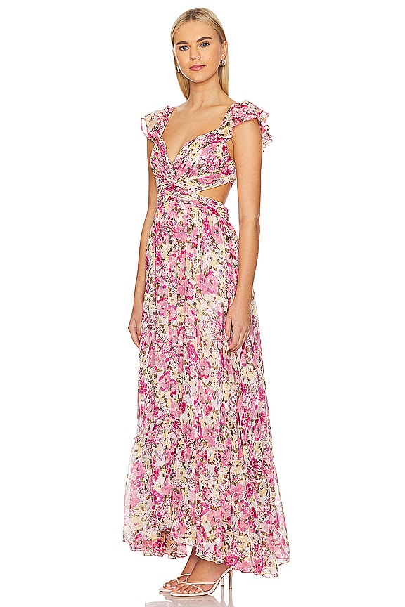 ASTR the Label Primrose Dress in Pink Multi REVOLVE