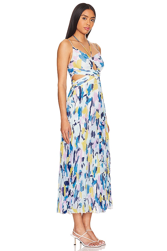 view 2 of 3 Aquata Dress in Aqua Blue Multi