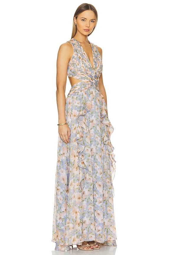 view 2 of 3 Noya Dress in Iris Blue Blush