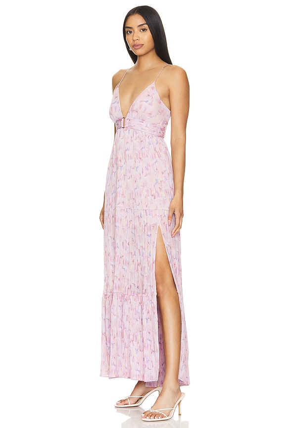 view 2 of 4 MINARI マキシドレス in Lavender Multi