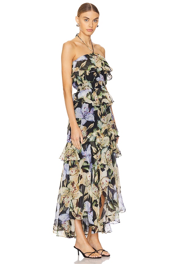 view 2 of 4 ПЛАТЬЕ ELENA in Black & White Floral