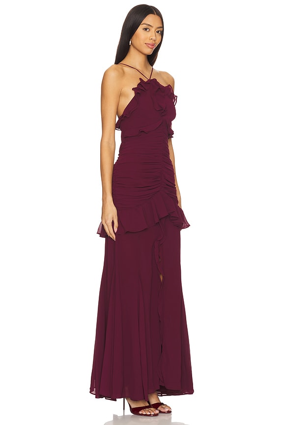 view 2 of 4 Sandora Dress in Wine