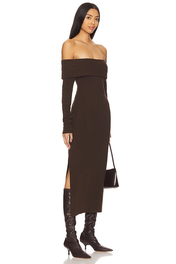 view 2 of 4 Jada Dress in Chocolate