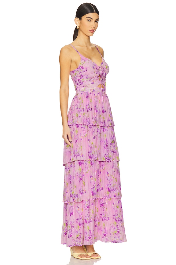 view 2 of 3 DRESS マキシドレス in Lilac Floral
