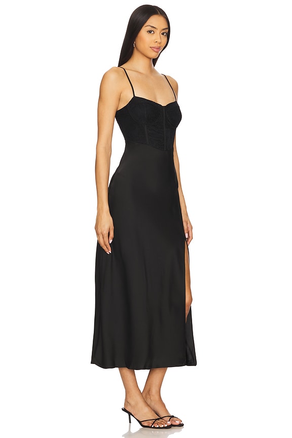 view 2 of 3 Bustier Dress in Black