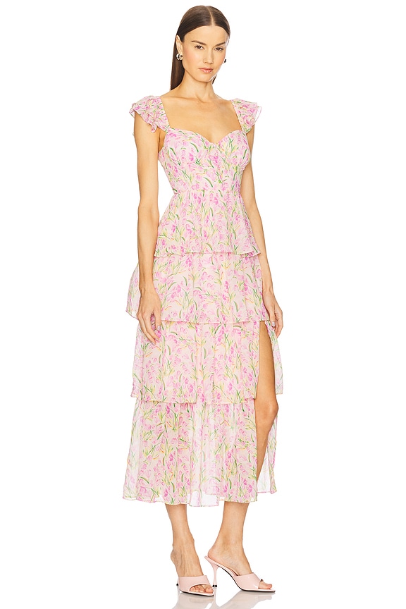 view 2 of 3 Midsummer Dress in Pink Multi Floral