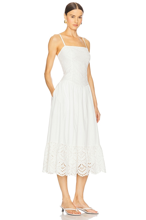 view 2 of 3 Nathalia Dress in White