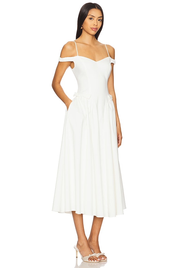 view 2 of 3 Elvinia Dress in White