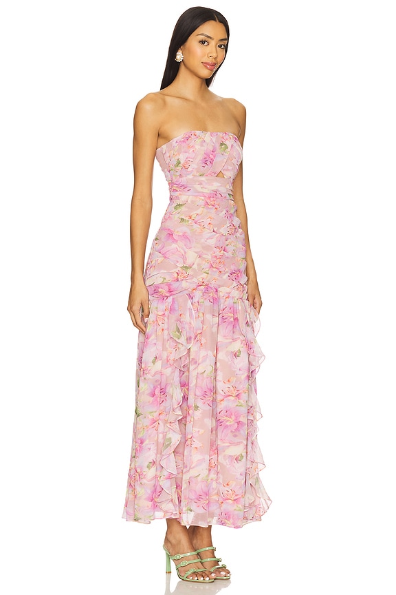 view 2 of 3 Estefany Dress in Pink Floral
