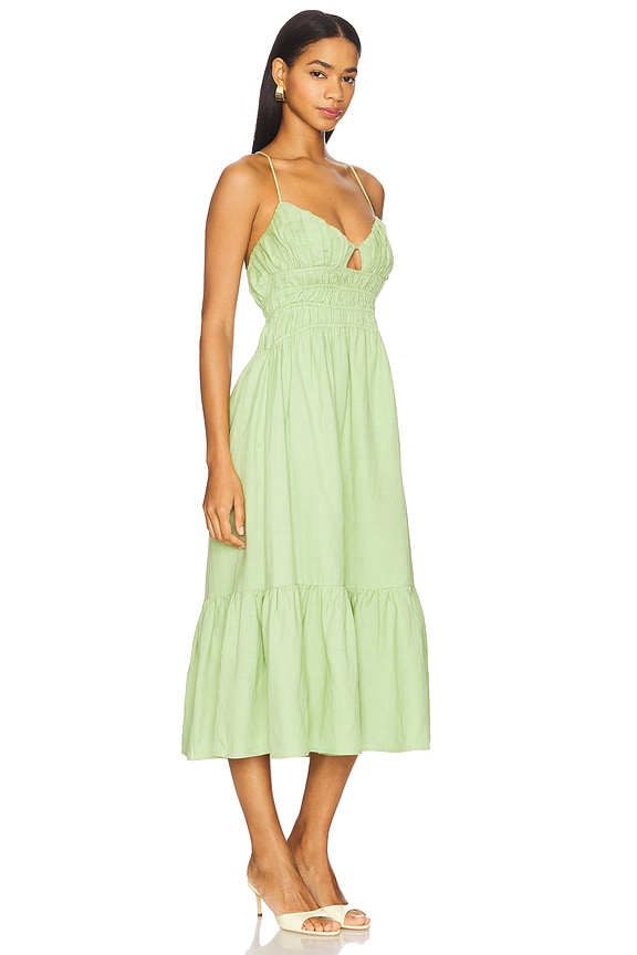view 2 of 3 Eleni Dress in Spring Green