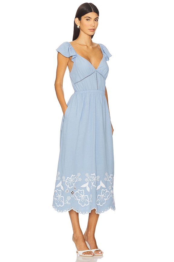 view 2 of 3 Odeletta Dress in Blue