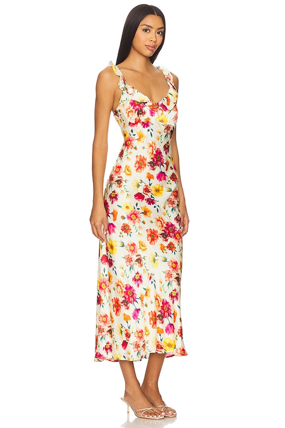 view 2 of 3 Zoie Dress in Cream Multi Floral