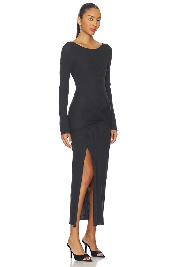 view 2 of 3 Arwyn Sweater Dress in Charcoal