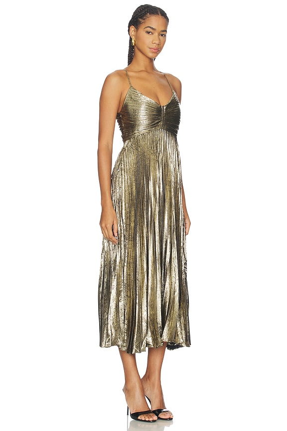 view 2 of 4 Blythe Dress in Black Gold