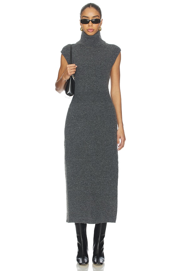 view 2 of 4 Roxanna Sweater Dress in Charcoal
