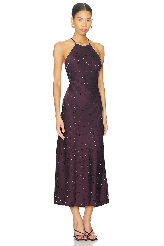 view 2 of 4 Halley Dress in Deep Purple