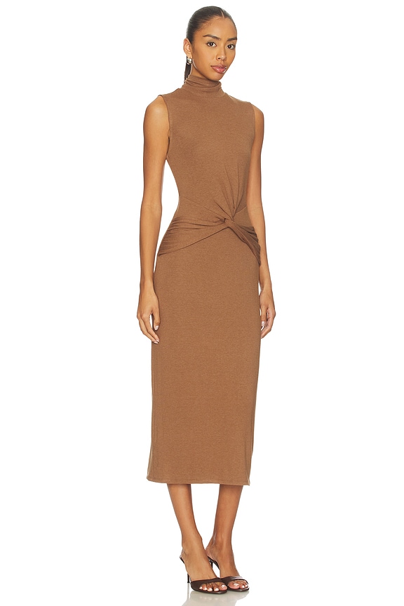 view 2 of 3 Riana Dress in Chestnut