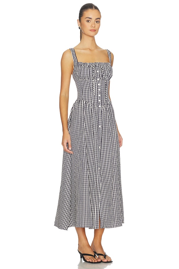 view 2 of 4 Temperance Dress in Black Gingham