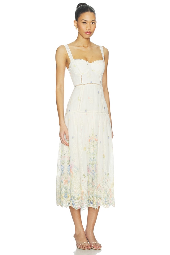 view 2 of 4 VESTIDO PELLAGIA in Cream Multi Floral