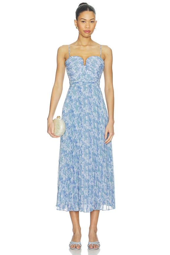 view 1 of 4 VESTIDO BAYLEY in Blue Floral