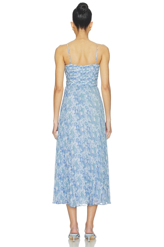 cut out t shirt dress Rosetta Getty | Combo T-Shirt | L Inky Floral Tiered Ruffle 2025 Prom Dresses Options:With Blue Dress + Yellow Hat and made to be