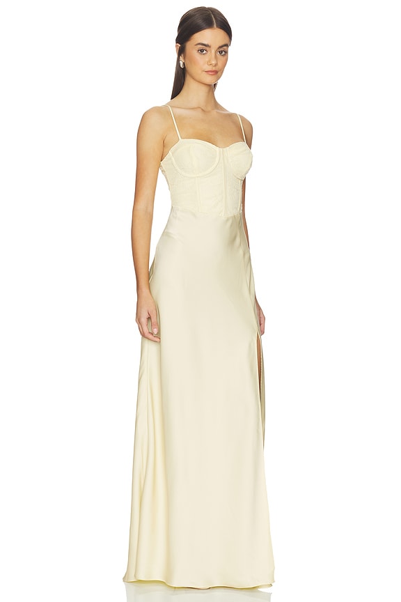 view 2 of 3 x REVOLVE Zinnia Gown in Butter Yellow