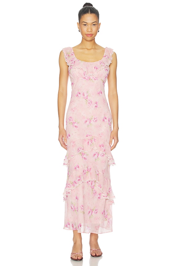 view 1 of 3 ROBE LAISHA in Pink Floral