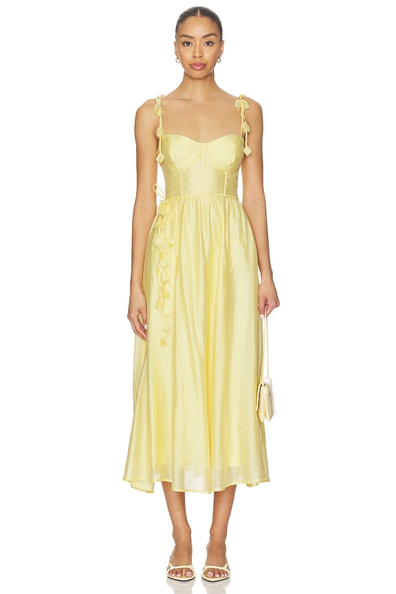 view 1 of 3 VESTIDO HALCYON in Yellow