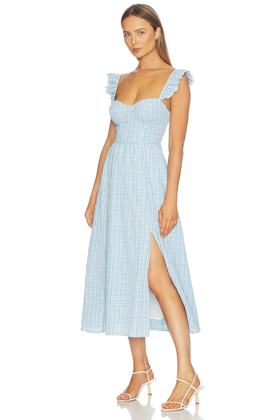 view 2 of 5 ПЛАТЬЕ WEDELIA in Blue Plaid