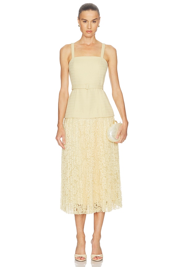 view 1 of 3 VESTIDO CAITLIN in Yellow