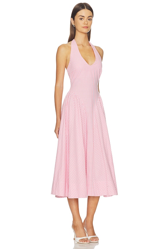 view 2 of 4 Meana Dress in Pink Gingham