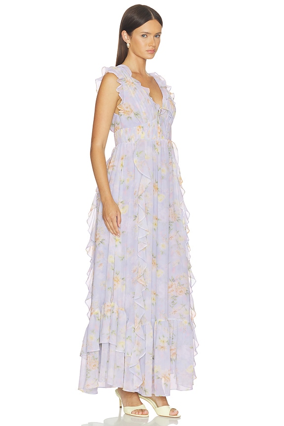 view 2 of 3 Kindra Dress in Light Blue Floral