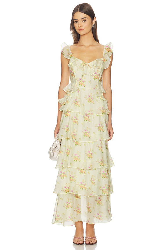 view 1 of 3 Adess Dress in Yellow Floral