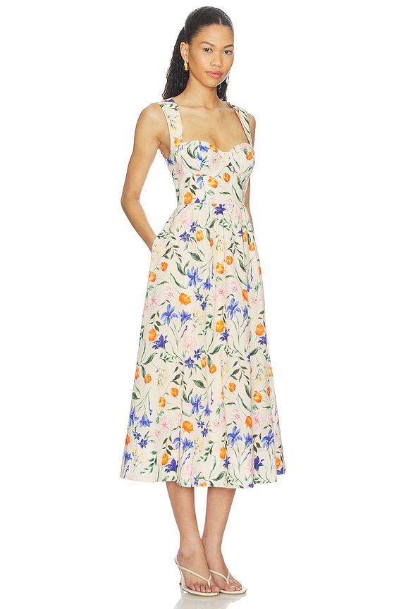 view 2 of 3 Beryl Dress in Bright Bloom Floral