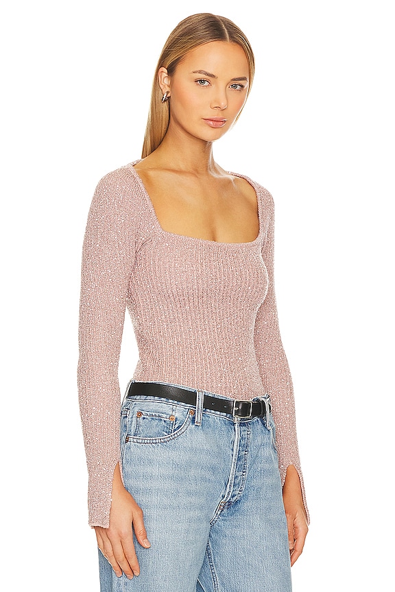 view 2 of 5 Marina Sweater in Dusty Rose