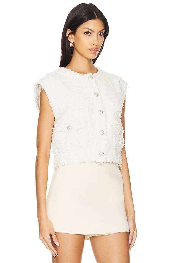view 2 of 5 Pedrine Vest in White