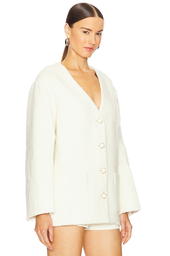 view 2 of 4 Maidy Coat in Cream