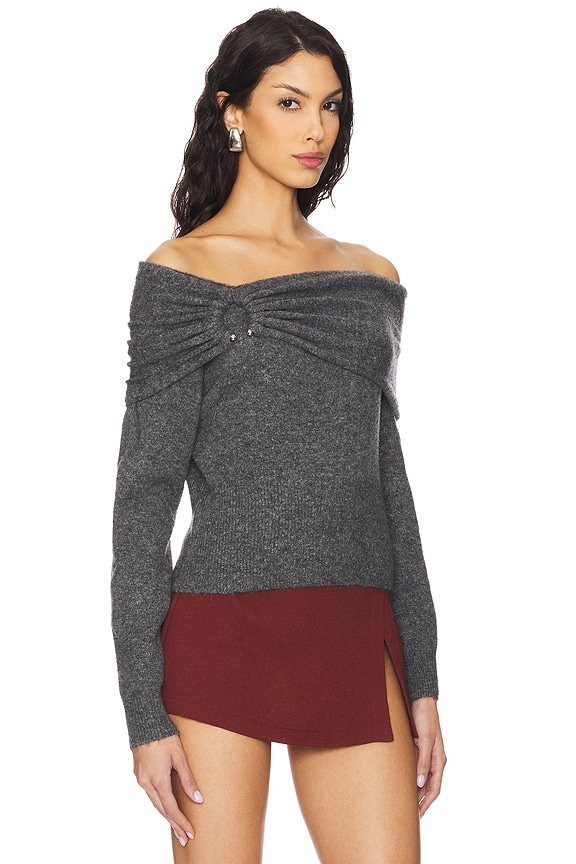 view 2 of 4 Wylie Sweater in Charocal