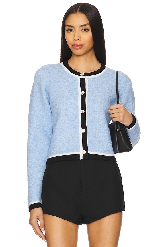 view 1 of 5 Hattie Cardigan in Blue Combo